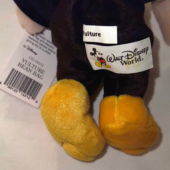 NWT RARE Vintage Walt Disney World Song of the South Brer Vulture Bean Bag Plush - Picture 3 of 3